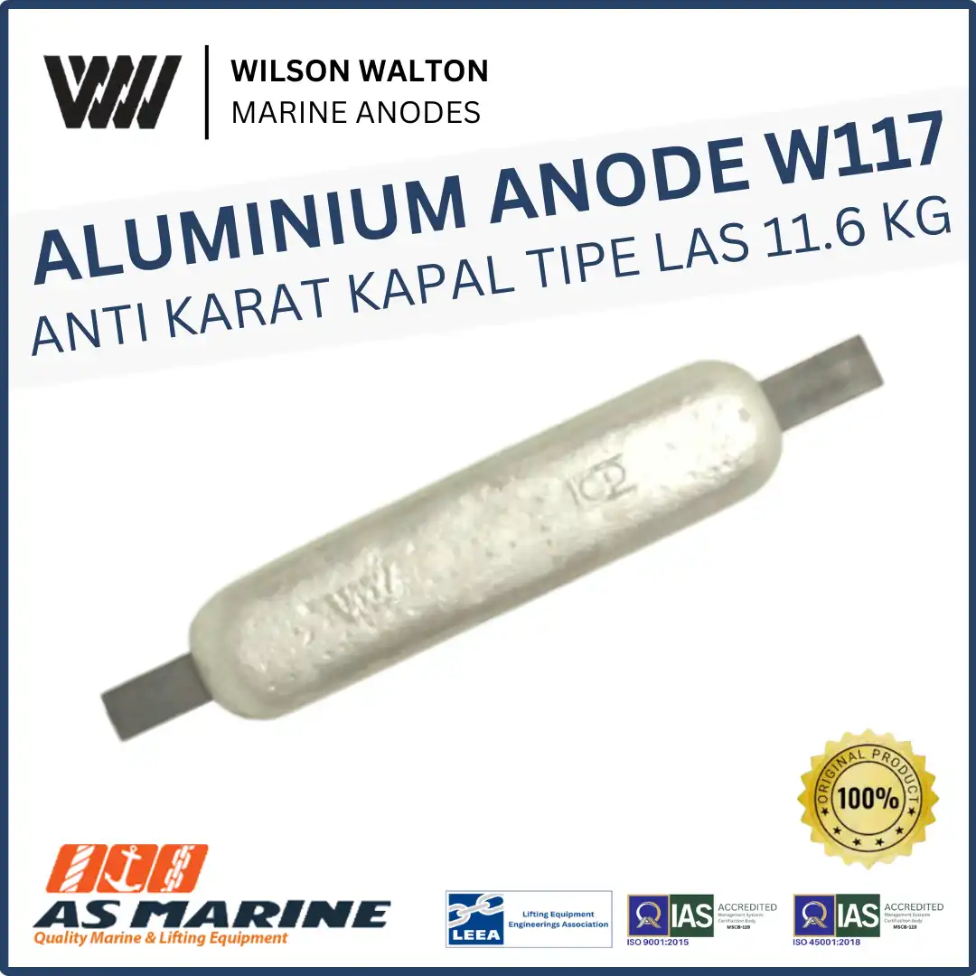 Aluminium Anode / Alumunium Anoda / Anti Karat Kapal Aluminium W117 11.6 KG